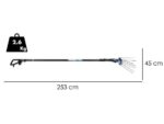 Abbacchiatore Elettrico a Batteria MASTER PLUG-IN "new"- Asta in CARBONIO e ALLUMINIO da 150-220 cm completo di Cavo - Campagnola - immagine 6