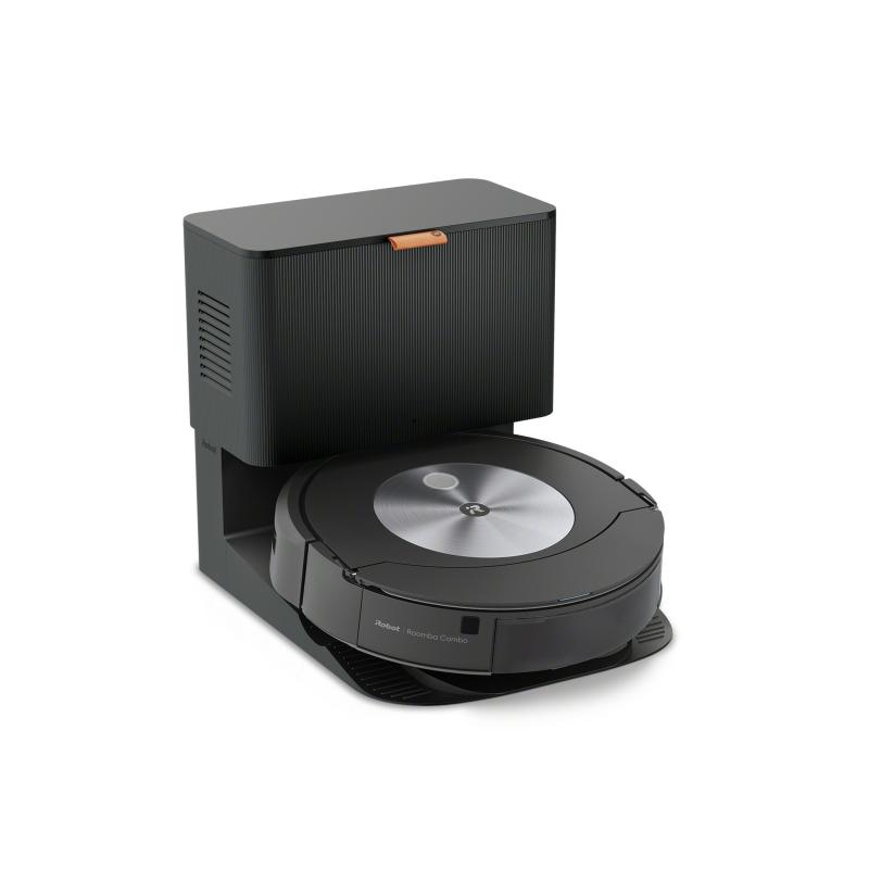 irobot-roomba-combo-j7-aspirapolvere-robot-sacchetto-per-la-polvere-nero-acciaio-inox iRobot Roomba Combo j7+ aspirapolvere robot Sacchetto per la polvere Nero, Acciaio inox - immagine 1