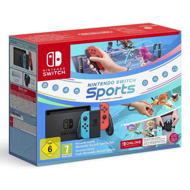 nintendo-switch-switch-sportsnso-12m Nintendo Switch+ Switch Sports+NSO 12m - immagine 1