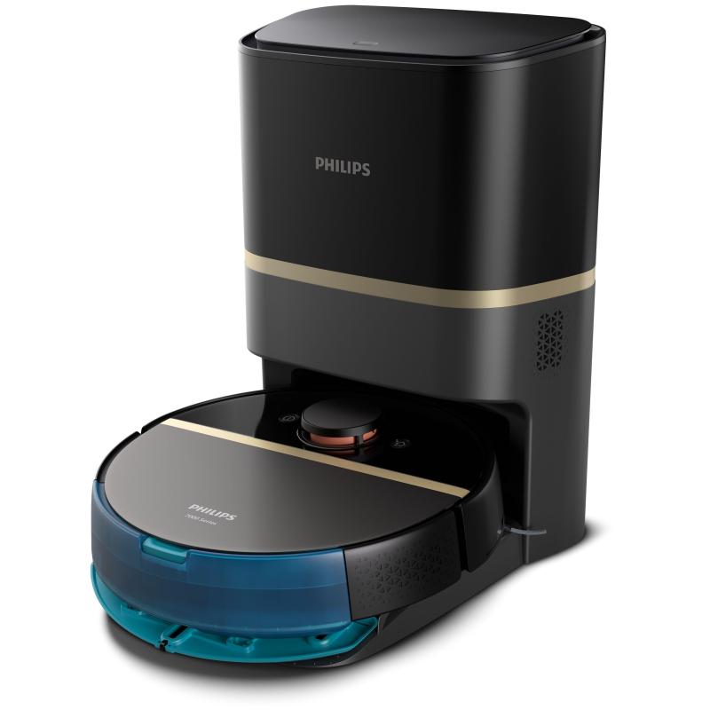philips-homerun-7000-series-aqua-xu7100-01-robot-aspirapolvere-e-lavapavimenti Philips HomeRun 7000 Series Aqua XU7100/01 Robot aspirapolvere e lavapavimenti - immagine 1