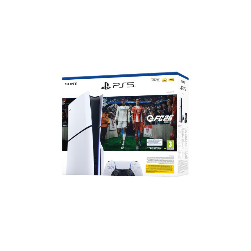 sony-ps5-digital-ea-sports-fc-26-bundle-825-gb-wi-fi-nero-bianco Sony PS5 Digital - EA Sports FC 26 Bundle 825 GB Wi-Fi Nero, Bianco - immagine 1